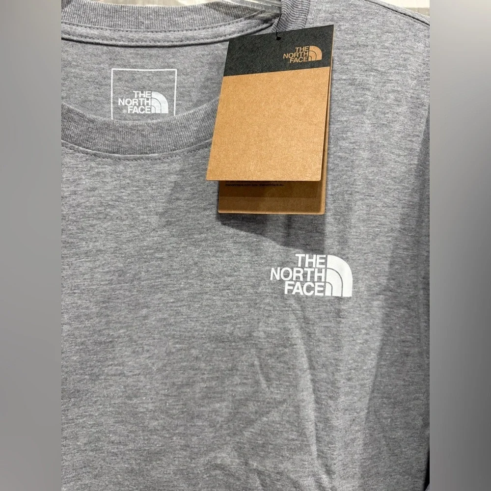 The North Face Men’s XL Evolution Regenerative Ink Box Short-Sleeve Tee Grey NWT